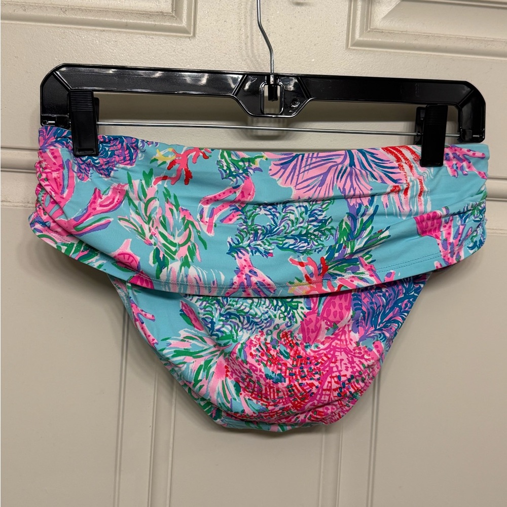 Lilly Pulitzer Tropical Print Bikini - Pink and Blue - Picture 3 of 3